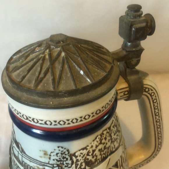 Car steins Avon race cars & Ford Model T, MG, Bugatti, patina on pewter - Picture 4 of 12